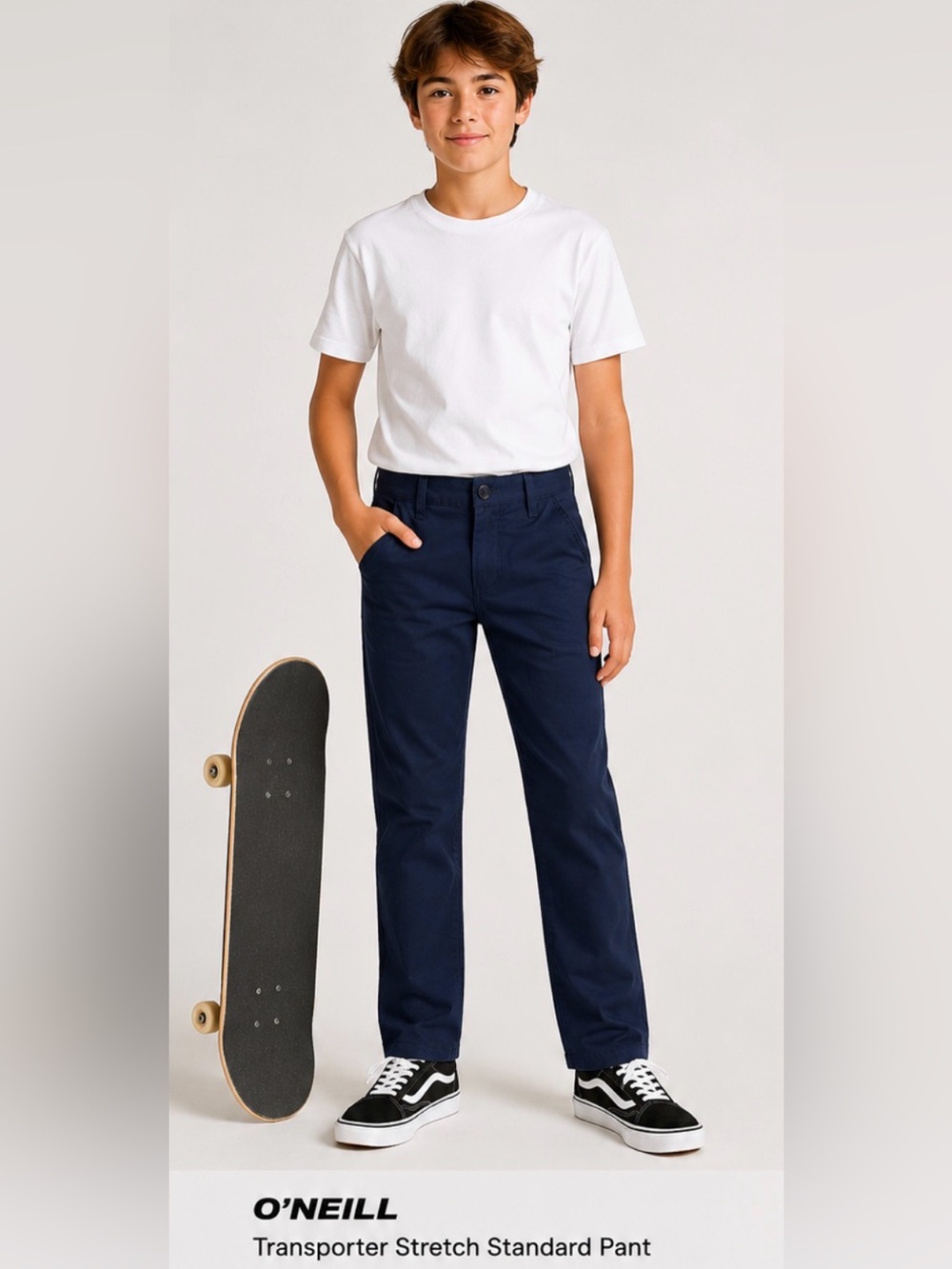 O'Neill Boys Navy Stretch Transporter Pants Skater/Sport NWT Size 23 Waist